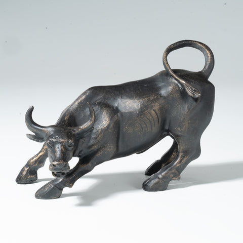 Showpiece The Mascot of Strength - Metal Bull Table Showpiece