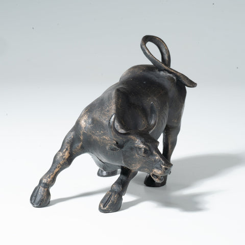 Showpiece The Mascot of Strength - Metal Bull Table Showpiece