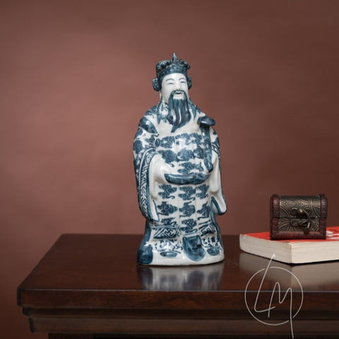 Showpiece The Stellar Sanxing Statues of Good Luck Porcelain Table Showpieces (Set of 3)